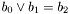 $ b_0 \lor b_1 = b_2 $